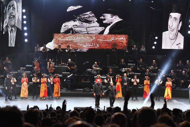 Nasri w Philemon Fil Bal at Byblos Int Festival